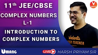 Complex Numbers L1  Introduction To Complex Numbers  Class 11  JEE  CBSE  Vedantu Math [upl. by Narad]