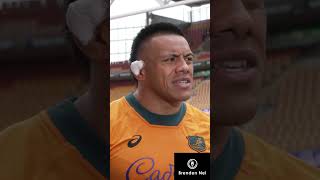 WALLABIES Alan Aalalatoa on the loss of Taniela Tupou springboks rugbychampionship rugby [upl. by Assylla295]