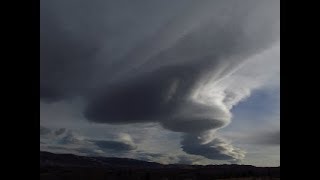 Lenticular cloud timelapse compilation Reno NV [upl. by Newlin177]