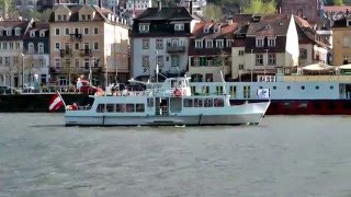 MS Hallstatt  Österreich auf dem Neckar Neuaufnahme [upl. by Gad]