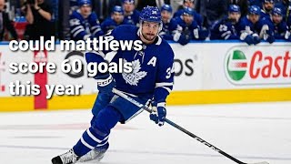 could auston matthews score 60 goals [upl. by Natan]