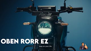 Finally Oben rorr Ez Lunched Ho Gaya  Full Detailed Review New Oben Rorr Ez  New Electric Bike [upl. by Ocram515]