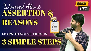 How to Solve Assertion Reason Type Questions in SST Class 10  Tips to Solve Assertion Reason [upl. by Welcome429]