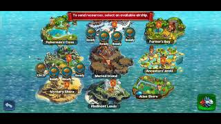 Unlock Island without completing Quests using Tickets in The Tribez Build a Village [upl. by Honniball614]