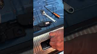 Audi Q3 boot lock striker mechanism failure replacement [upl. by Atel]