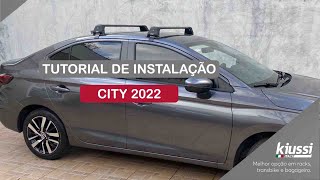 Tutorial de Instalação Rack de Teto Kiussi Emília Honda City 2022 [upl. by Dalpe]