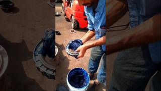 How to grease wheel bearings bearing automobile short [upl. by Nosinned547]