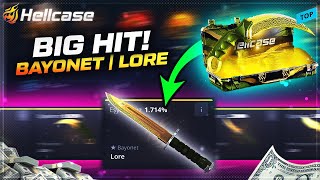 I PULLED 3000 M9 BAYONET LORE Hellcase Promo Code 2024 [upl. by Enetsirk]