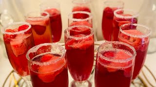 Raspberry Mimosas  Brunch Mimosas [upl. by Timothee]