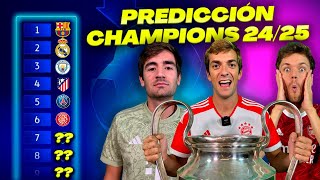 PREDECIMOS el CAMPEÓN de la CHAMPIONS LEAGUE 2425 [upl. by Carbrey]