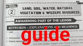 8th class social 2nd lesson land soil water natural vegetationampwildlife resources notes guide [upl. by Atirb]