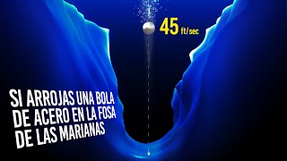 ¿Qué Pasa Si Arrojas Una Bola De Acero En La Fosa De Las Marianas [upl. by Ally]