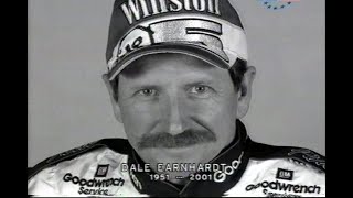 NASCAR Daytona 500 2001  Dale Earnhardt sr Tribute [upl. by Byers75]