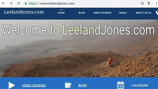 Announcing LeelandJonescom [upl. by Malilliw]