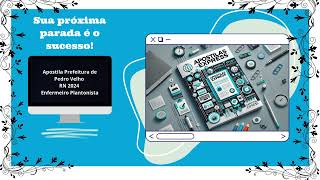 Apostila Prefeitura de Pedro Velho RN 2024 Enfermeiro Plantonista [upl. by Alarise]