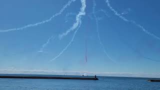 Red Arrows 2024 toronto airshow heart cias [upl. by Haig]