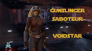 SWTOR  PvP  Gunslinger Saboteur  Voidstar [upl. by Nilyarg]