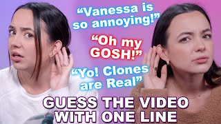 Guessing Our Old Videos by One Line ONLY  Merrell Twins [upl. by Alburg]