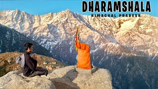 Dharamshala  must visit place of Himachal  Triund Trek  Bhagsu waterfall  Mcleodganj Dharamshala [upl. by Skcirdnek]