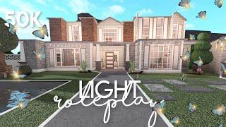 50k Light roleplay house  Bloxburg build [upl. by Neufer]