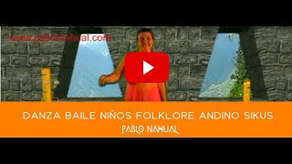 Danza baile niños folklore andino sikus dance [upl. by Ebeneser]