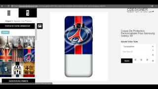 Coque Personnalisée Samsung Galaxy S8  Personnalisation En Ligne Pas Cher [upl. by Ellebana]