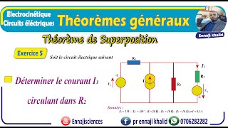 Théorème de Superposition Exercice 5 [upl. by Emogene]