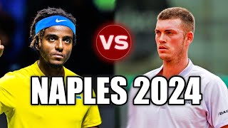 Elias Ymer vs Maximilian Marterer NAPLES 2024 Highlights [upl. by Enyalahs]