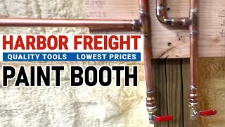 How to build an AIR DRYER  New Harbor Freight Paint Booth [upl. by Aisenet]