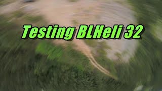 Testing BLHeli 32 Features current limiting timing amp max acceleration [upl. by Berns925]