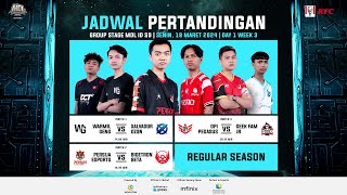 🔴LIVE  MDL ID S9  Regular Season  Hari 1 Minggu 3 [upl. by Ekim]