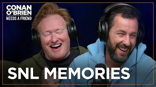 Conan Remembers Meeting Adam Sandler  Conan OBrien Needs A Friend [upl. by Fillbert282]