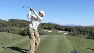 Jeev Milkha Singh Golf Swing Slow Motion 300fps [upl. by Ysdnyl]