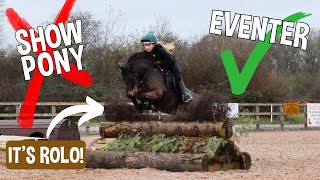 MY 12HH SHOW PONY TURNS INTO AN EVENTER [upl. by Dabney]