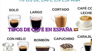 Vocabulario Tipos de café en España 🇪🇸 [upl. by Ademordna]