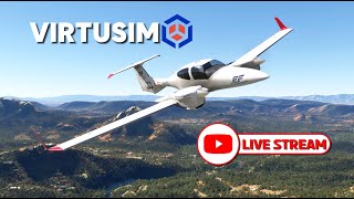 Leg 1  Worldtour with the A2A Piper Comanche Liege to Orly 4K VR Livestream [upl. by Eilak]