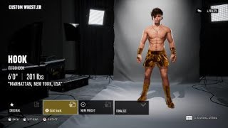 AEW Fight Forever HookHausen DLC gold attiresHook amp Dan Hausen AEW Hook Danhausen [upl. by Esiole]