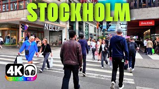 Stockholm  🇸🇪 Sweden  walking tour in 4k UHD 60fps [upl. by Vesta]