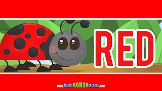 The Color Red Song  Kids Songs with Action And Lyrics  KidsSongsClub Nursery Rhyme [upl. by Grewitz158]