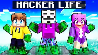 Having a HACKER LIFE in Minecraft [upl. by Lysander]