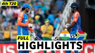 India vs South Africa 4th T20 2024 Highlights  IND vs SA 2024  IND vs SA 4th T20 Highlights 2024 [upl. by Notniv]