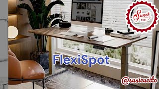 📦 unboxing SCRIVANIA FLEXISPOT regolabile in altezza modello E7 [upl. by Monteria]