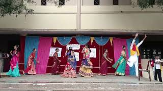 Dance performance on Hindi Diwas Celebration by class VIII [upl. by Aicen]