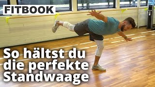 Standwaage lernen mit Erik Jäger  FITBOOK [upl. by Mont414]