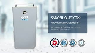 Sanosil QJet CT20  Premium AHP Raumdesinfektionsgerät  DE [upl. by Giffie]