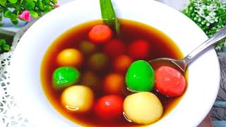 RESEP WEDANG RONDE JAHE GULA MERAH TANPA ISI KENYAL DAN SEGAR BANGET [upl. by Borchers]