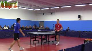 Table Tennis Italian League 201617  Alessandro Baciocchi Vs Zhao Daming [upl. by Bratton]