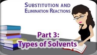 Polar Protic Aprotic and NonPolar Solvents in Substitution and Elimination Reactions [upl. by Lrad229]