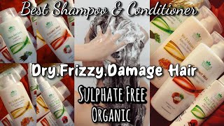 Best shampoo and conditioner  Sulphate free Shampoo conditioner  Organic bloom products review [upl. by Howell]