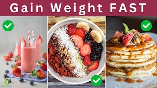 Gain Weight FAST With These Surprising Breakfast Foods [upl. by Negem614]